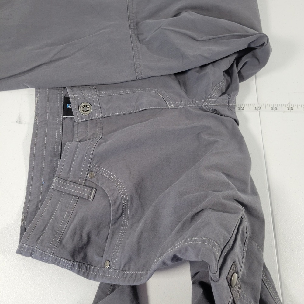 Kuhl Womens Gray Cargo Hiking Pants Size 10 Reg Utility Outdoor Trousers - Picture 5 of 11